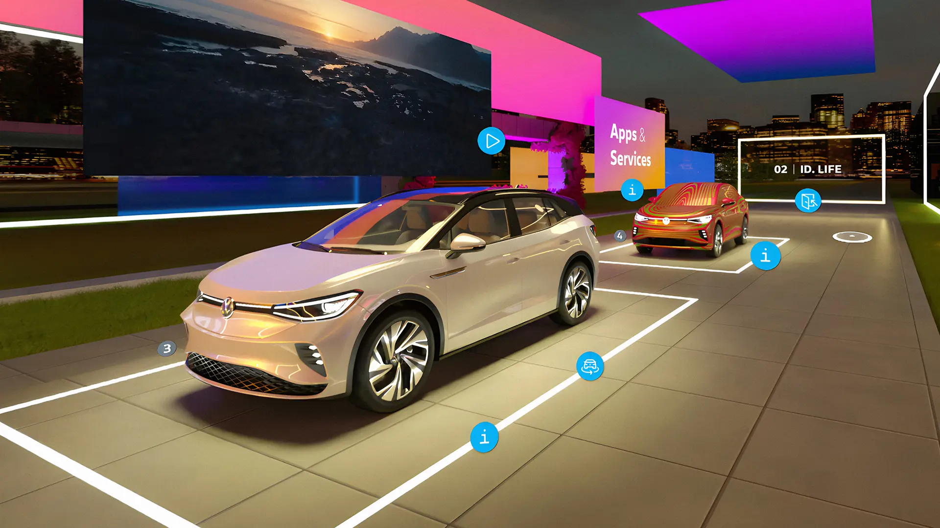 Virtueller Showroom · Push Forward Experience