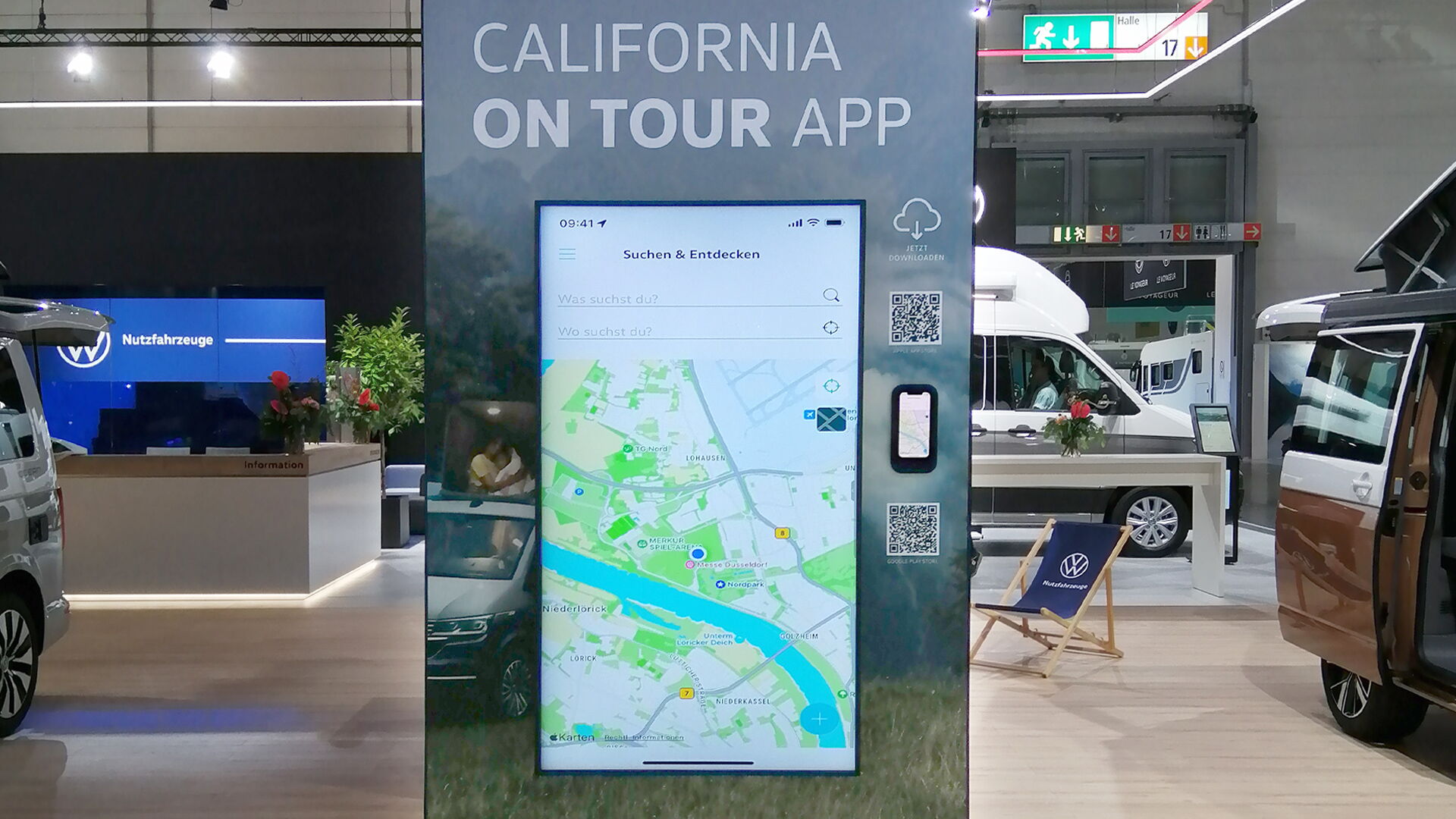 Präsentationsstele für mobile Apps
